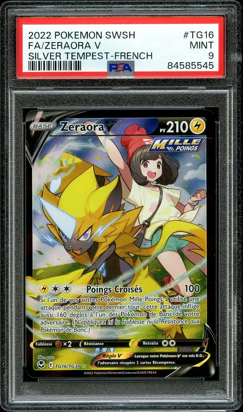 PSA 9 Zeraora V
