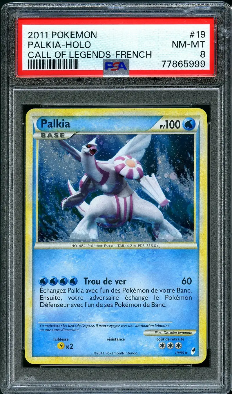 PSA 8 Palkia Holo
