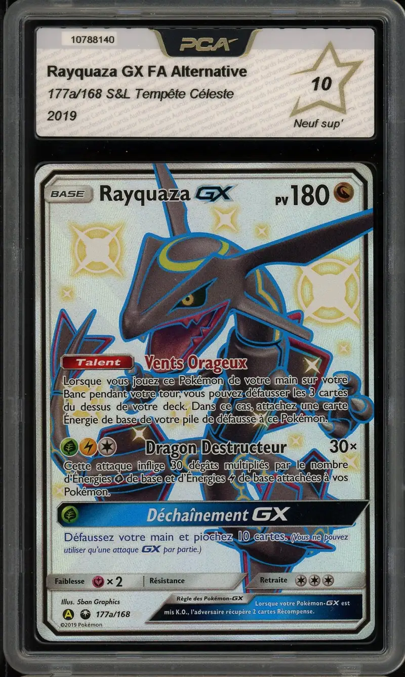 PCA 10 Rayquaza Gx Shiny