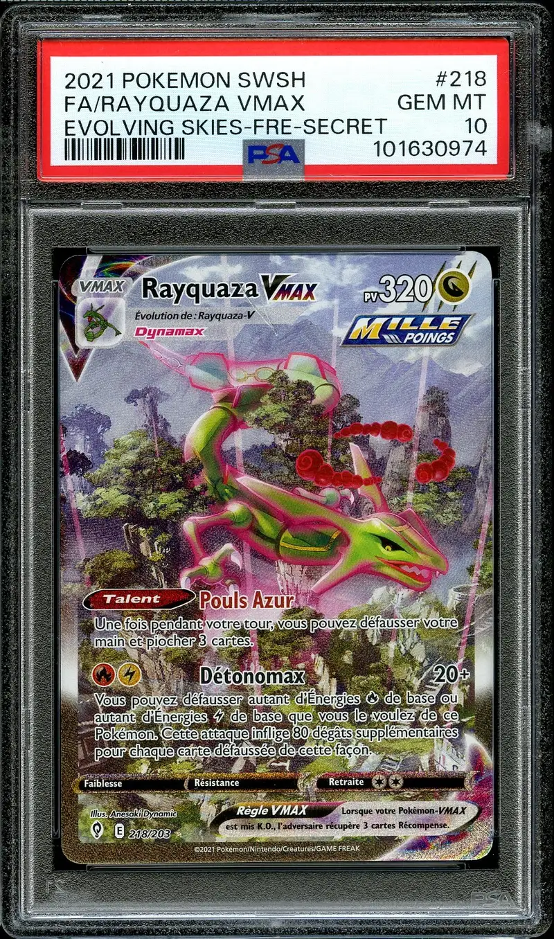 PSA 10 Rayquaza VMax