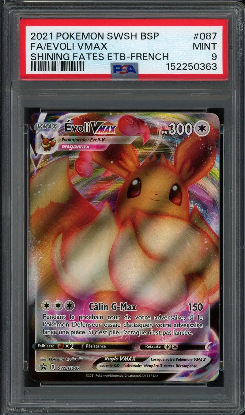 PSA 9 Evoli VMax