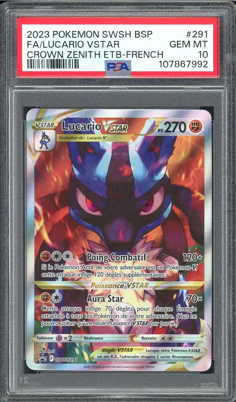 PSA 10 Lucario VStar