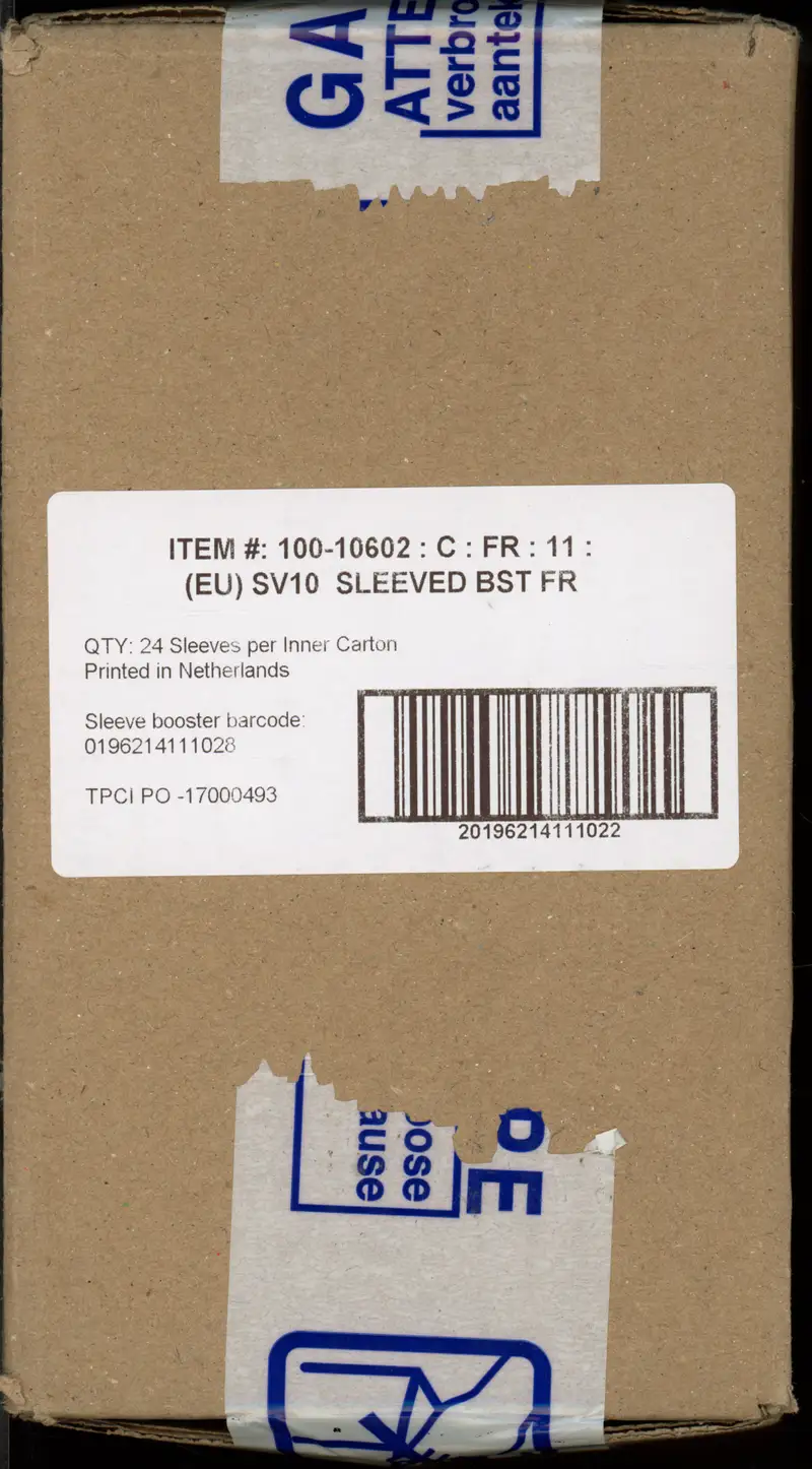 Case Booster Blister EV10 Rivalités Destinées