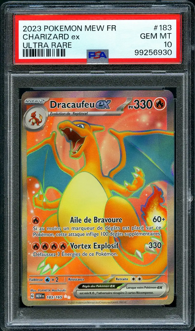 PSA 10 Dracaufeu Ex