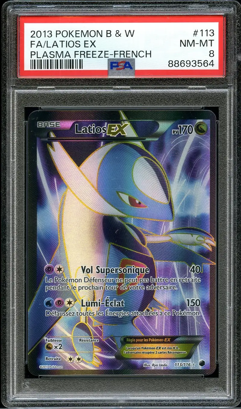 PSA 8 Latios Ex