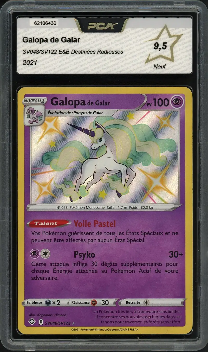 PCA 9.5 Galopa de Galar Holo Shiny