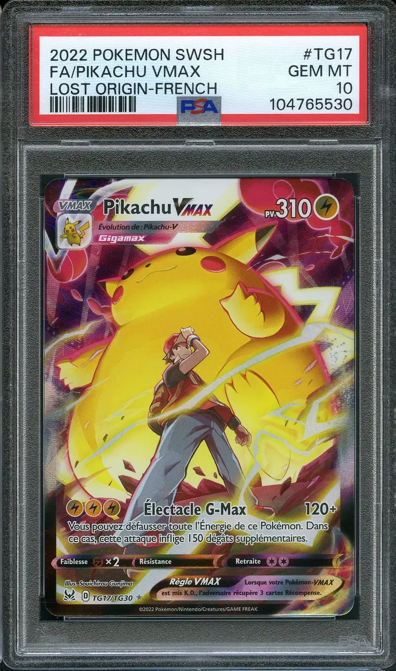 PSA 10 Pikachu VMax