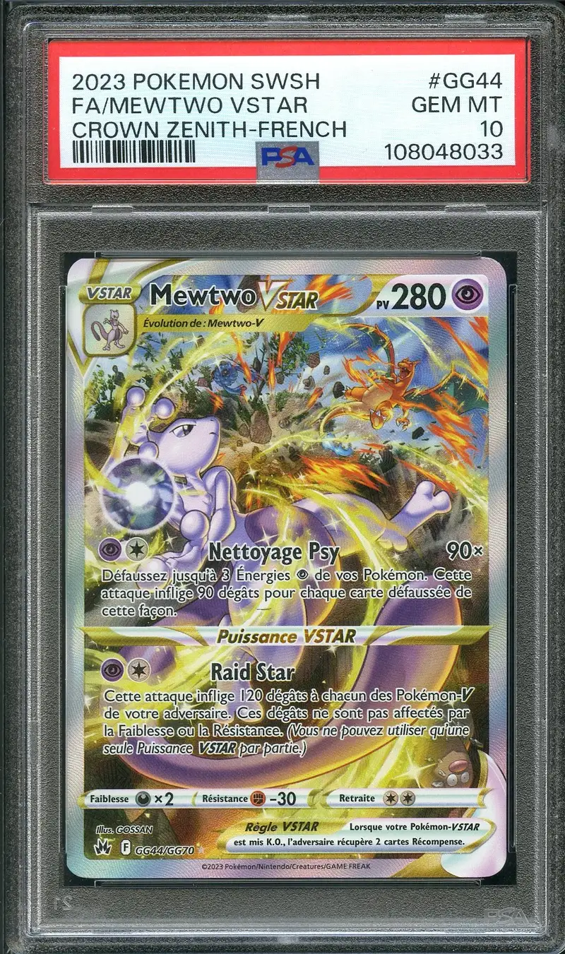 PSA 10 Mewtwo VStar