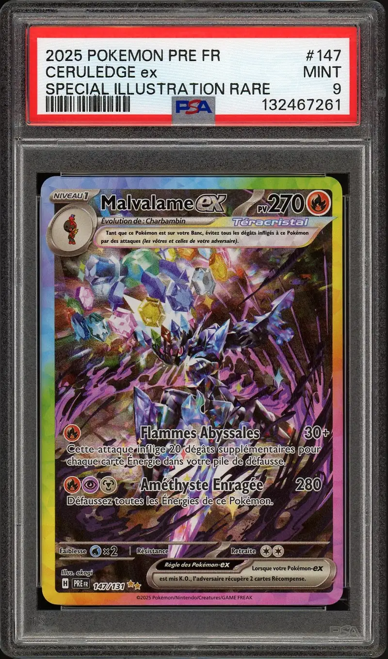 PSA 9 Malvalame Ex