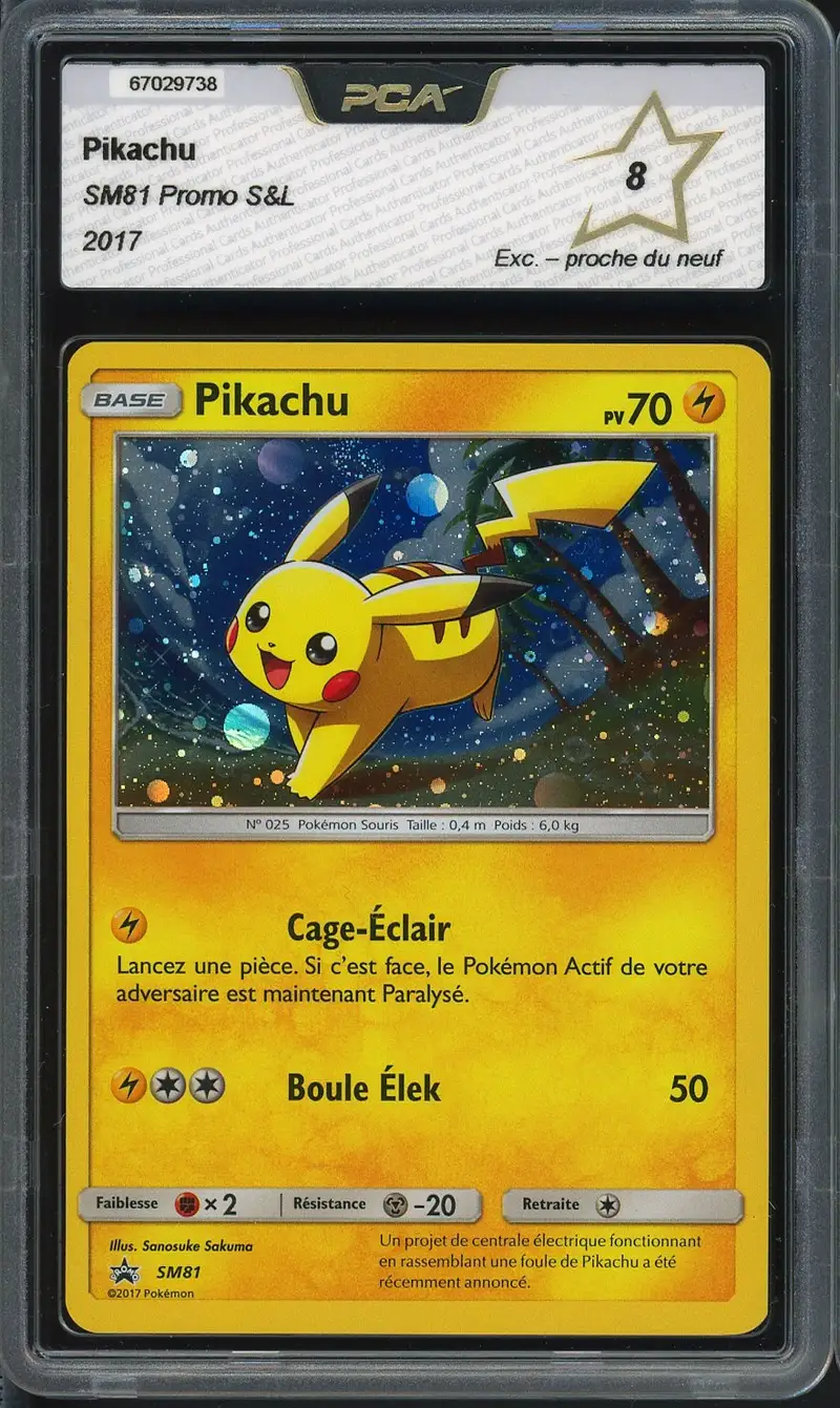 PCA 8 Pikachu Holo