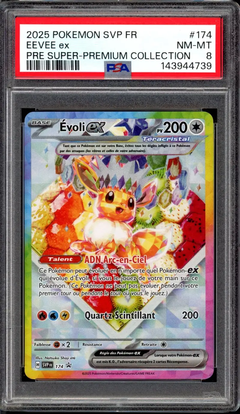 PSA 8 Evoli Ex