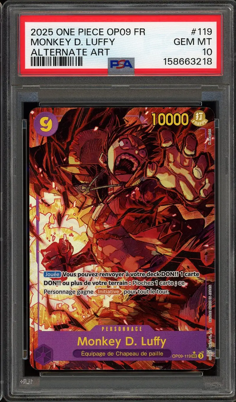 PSA 10 Monkey D. Luffy
