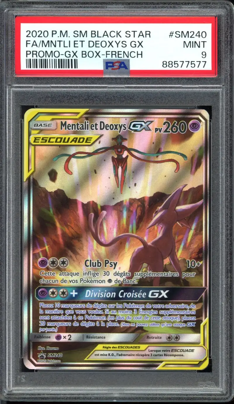 PSA 9 Mentali et Deoxys Gx