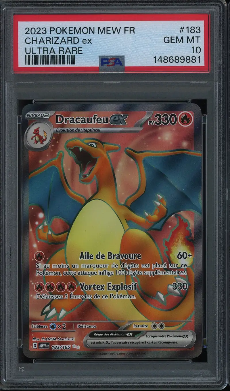 PSA 10 Dracaufeu Ex