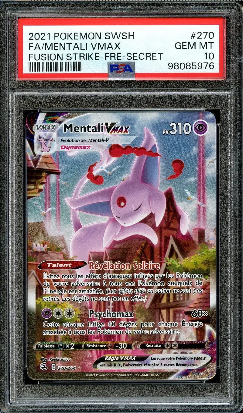 PSA 10 Mentali VMax