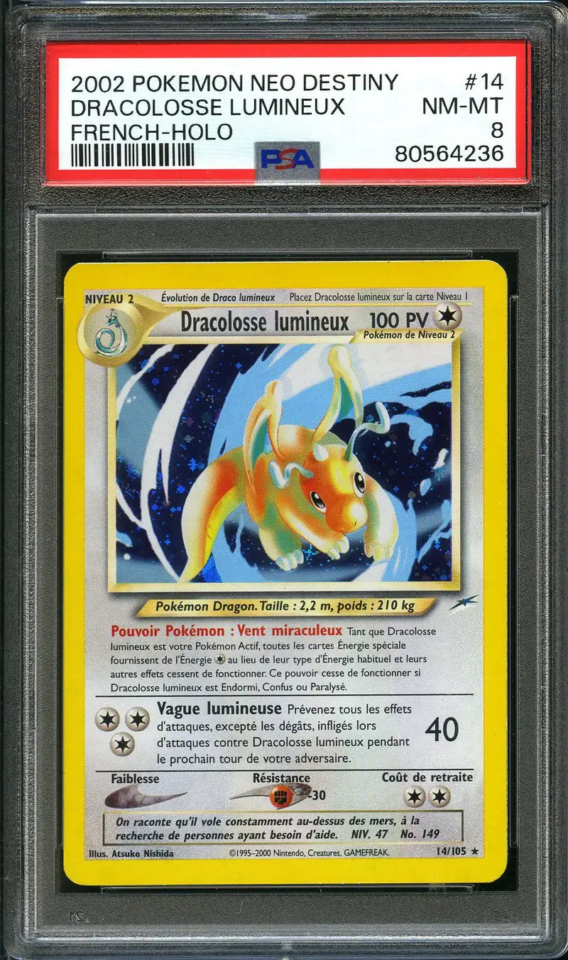 PSA 8 Dracolosse Lumineux