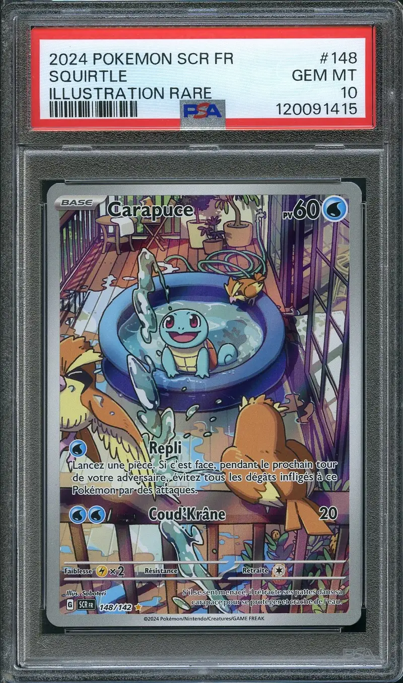 PSA 10 Carapuce