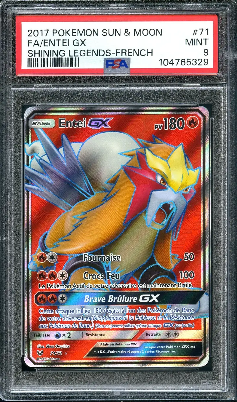 PSA 9 Entei Gx