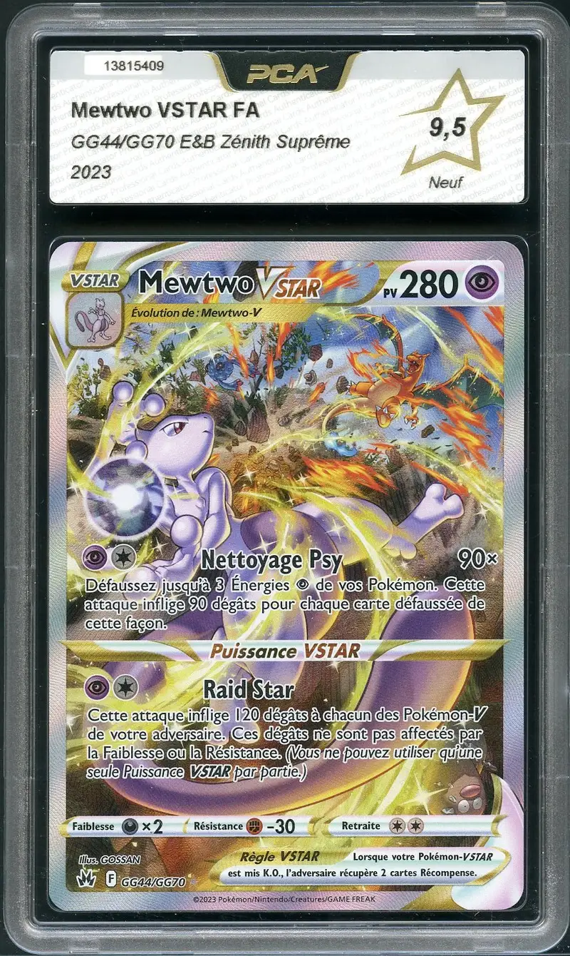 PCA 9.5 Mewtwo VStar