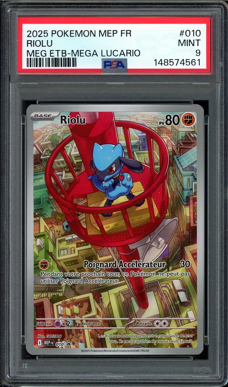 PSA 9 Riolu