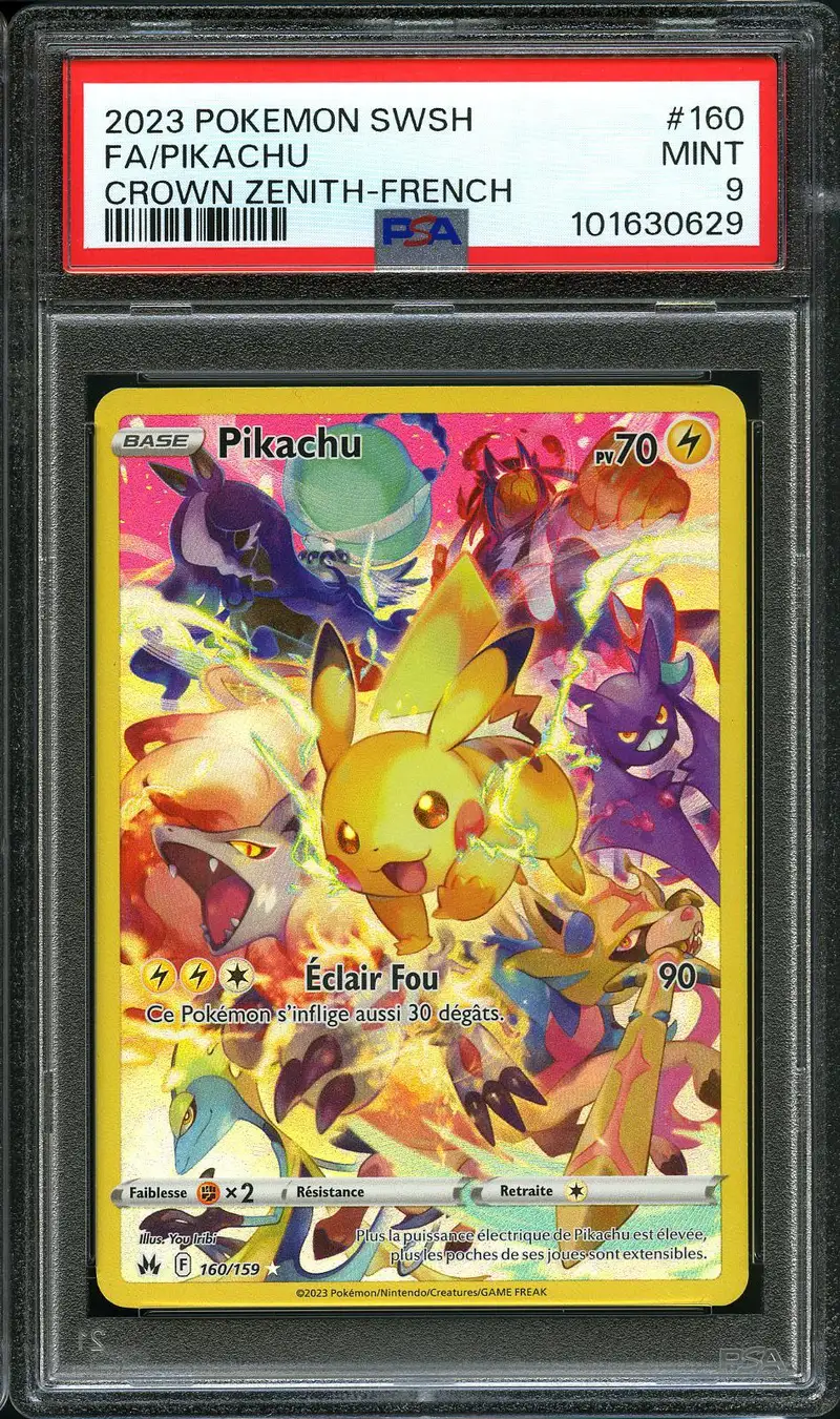 PSA 9 Pikachu