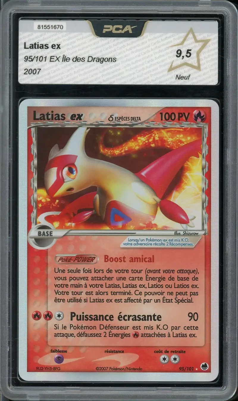 PCA 9.5 Latias Ex δ Espèces Delta Holo