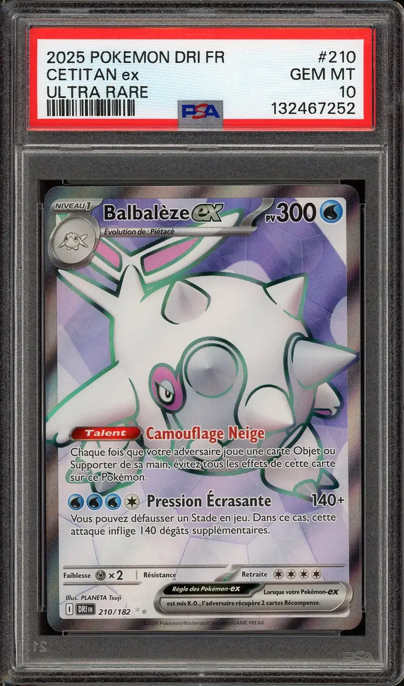 PSA 10 Balbalèze Ex