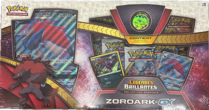Coffret Légendes Brillantes Zoroark Gx