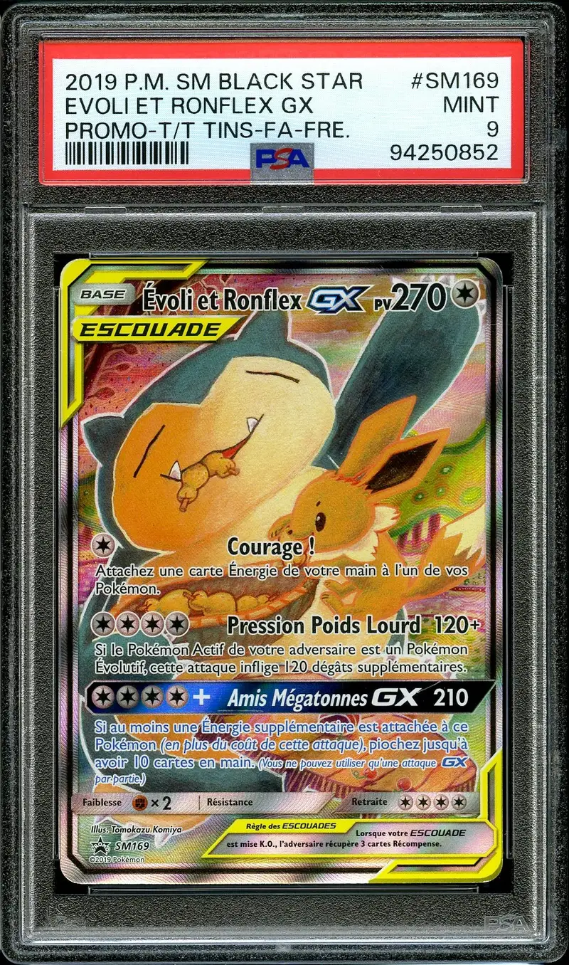 PSA 9 Evoli et Ronflex Gx