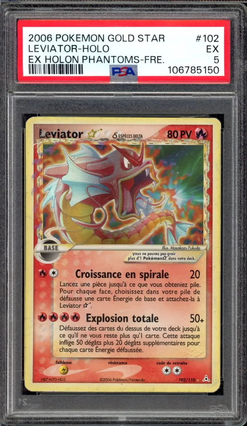PSA 5 Leviator Gold Star