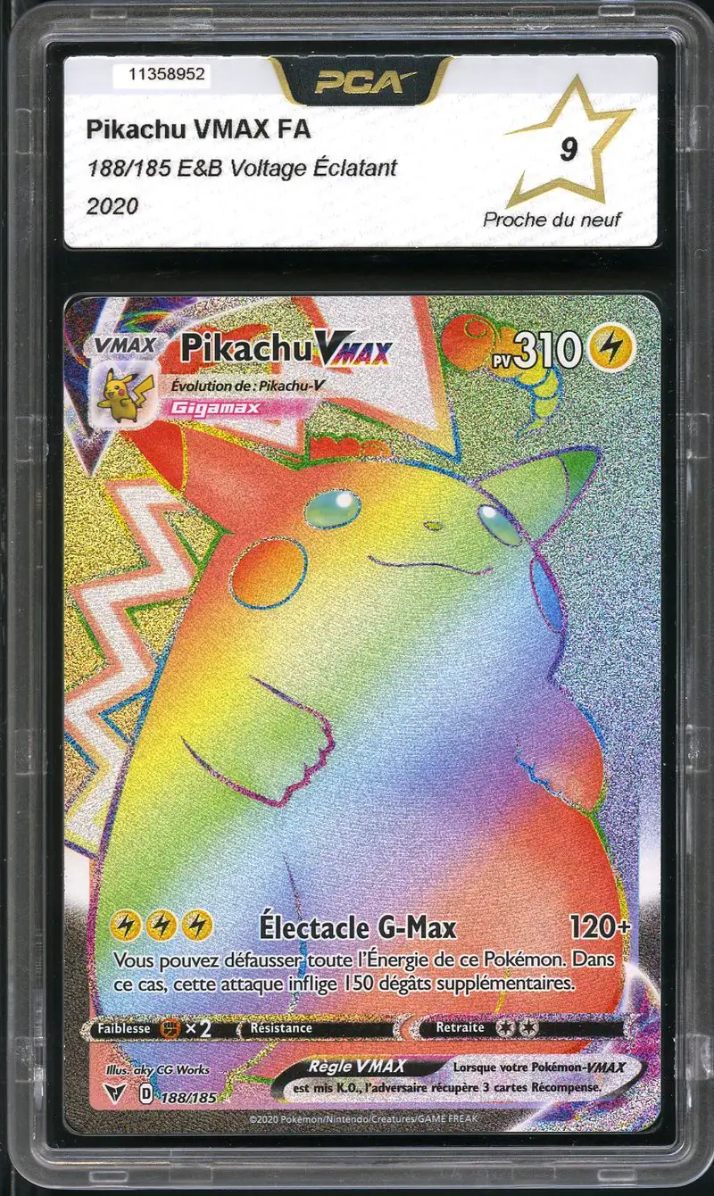 PCA 9 Pikachu VMax Rainbow