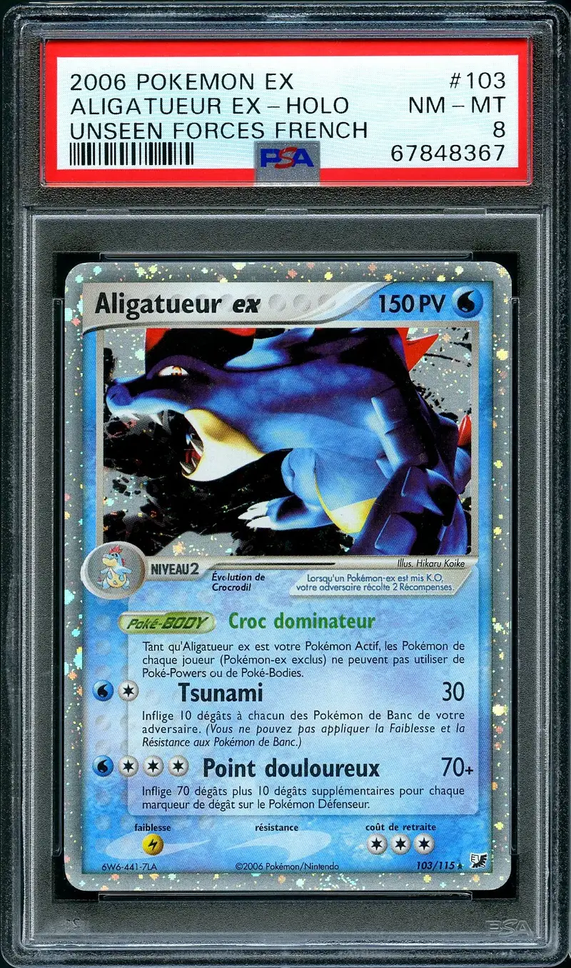 PSA 8 Aligatueur Ex