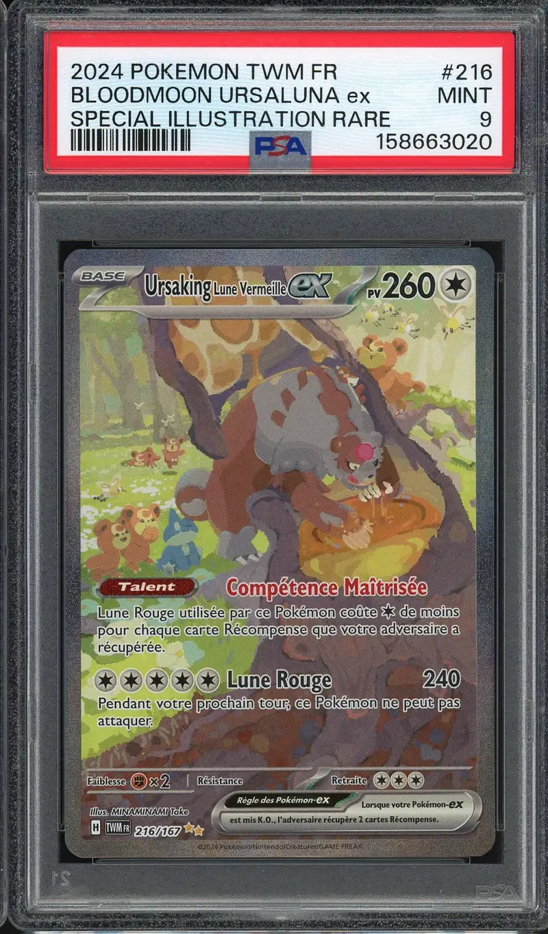 PSA 9 Ursaking Lune Vermeille Ex