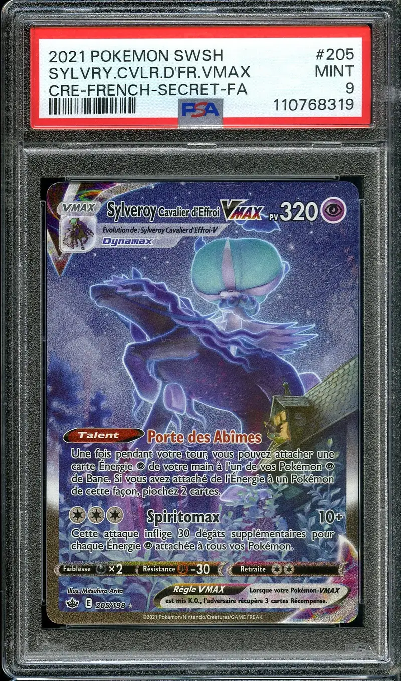 PSA 9 Sylveroy Cavalier d'Effroi VMax