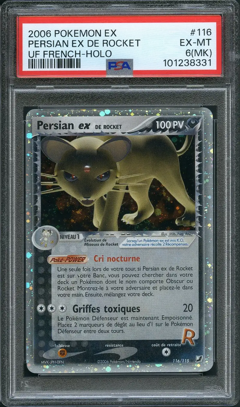 PSA 6 Persian Ex de Rocket
