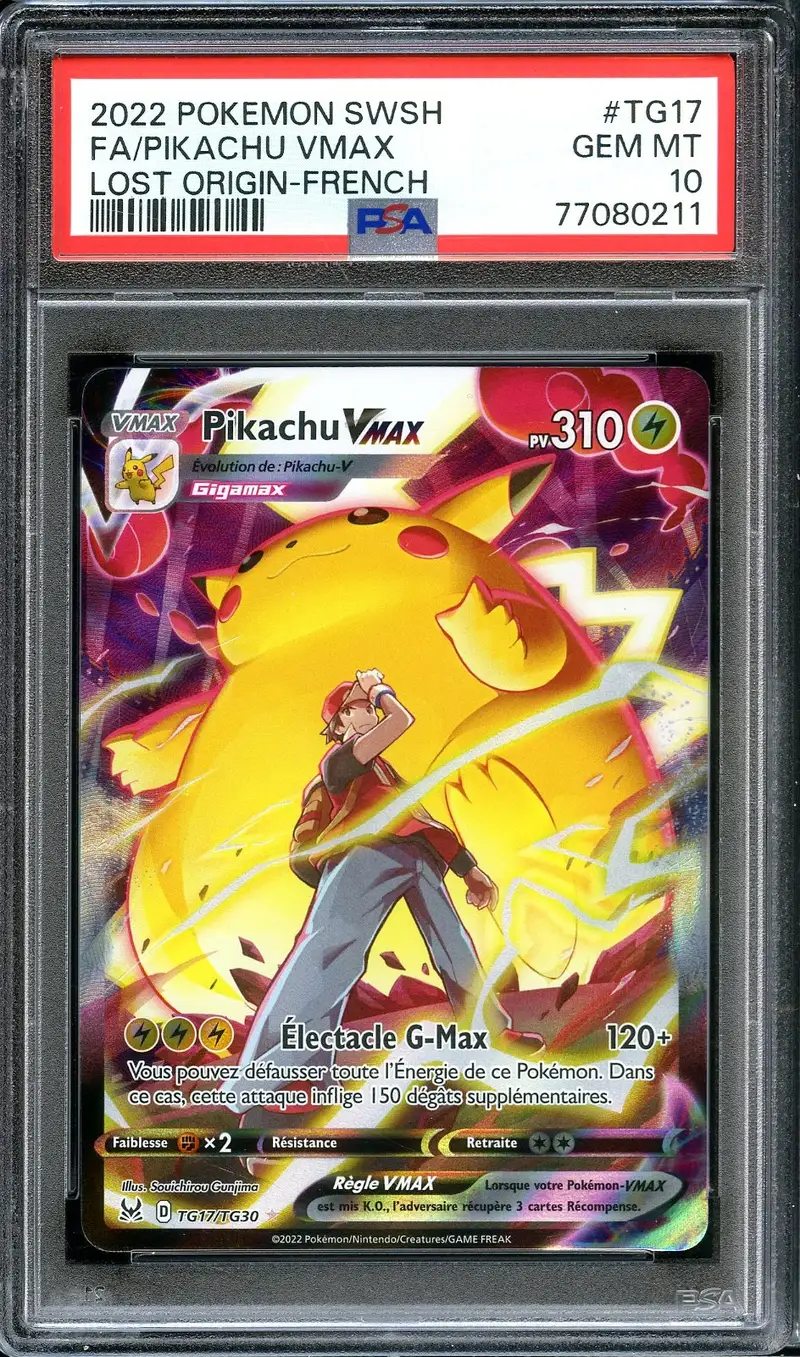 PSA 10 Pikachu VMax