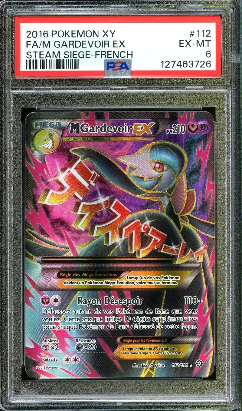 PSA 6 Méga Gardevoir Ex