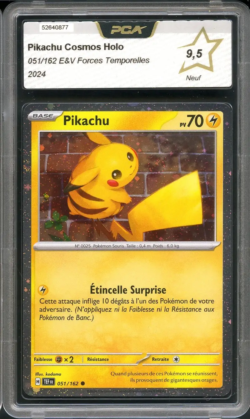 PCA 9.5 Pikachu Holo