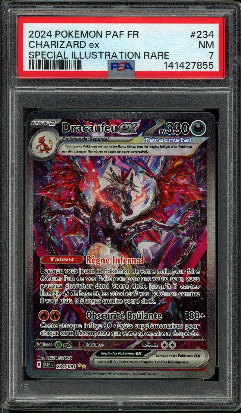 PSA 7 Dracaufeu Ex