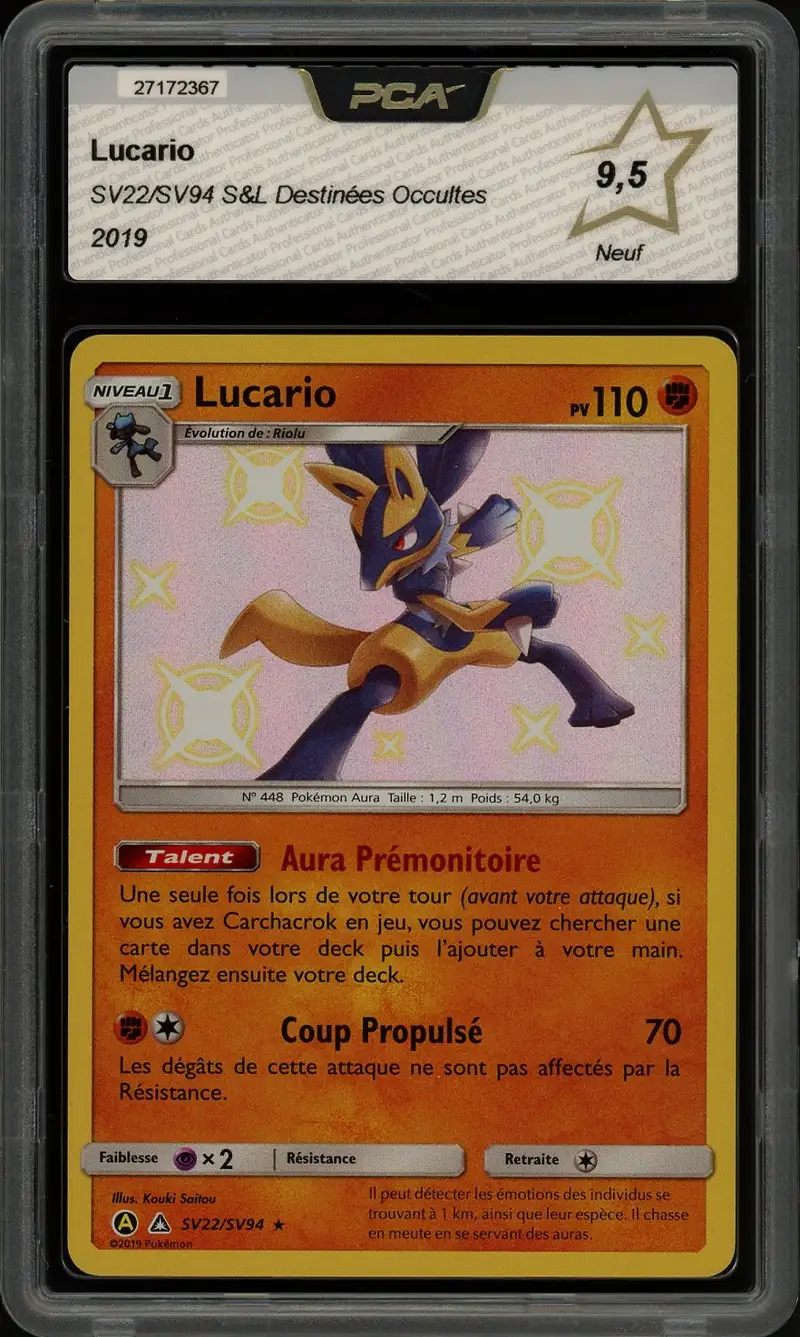 PCA 9.5 Lucario Shiny