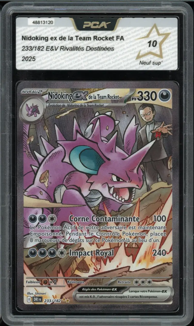 PCA 10 Nidoking Ex de la Team Rocket