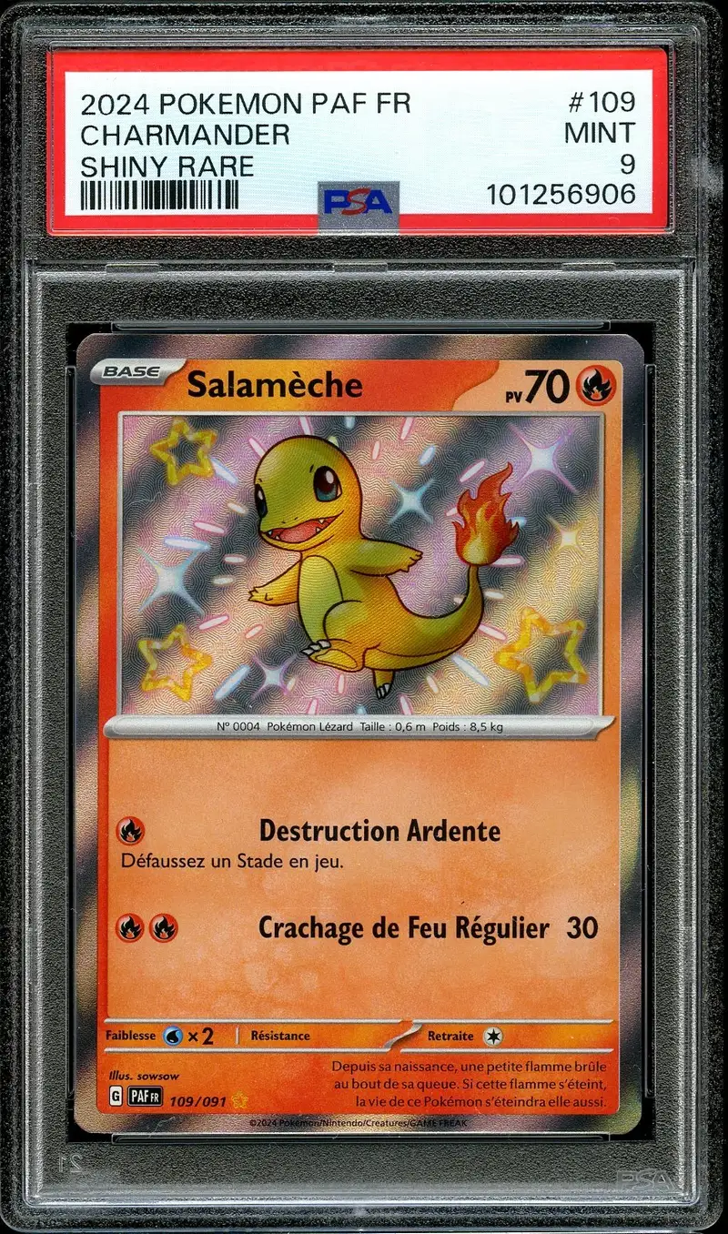PSA 9 Salamèche Shiny