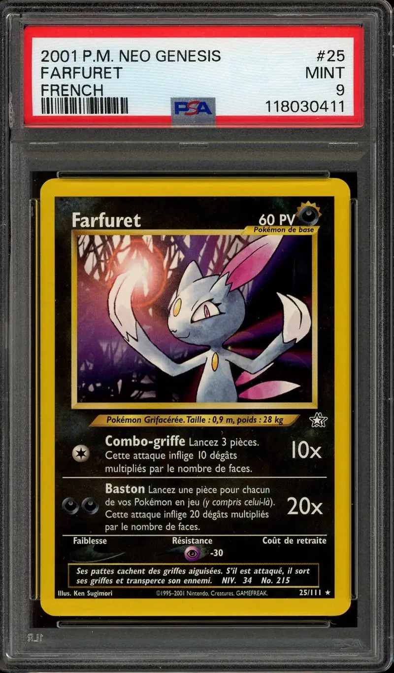 PSA 9 Farfuret
