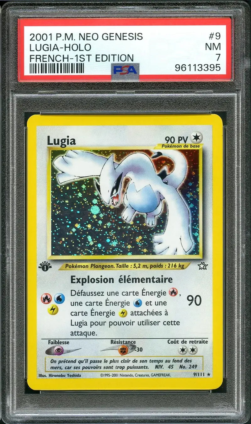 PSA 7 Lugia Holo