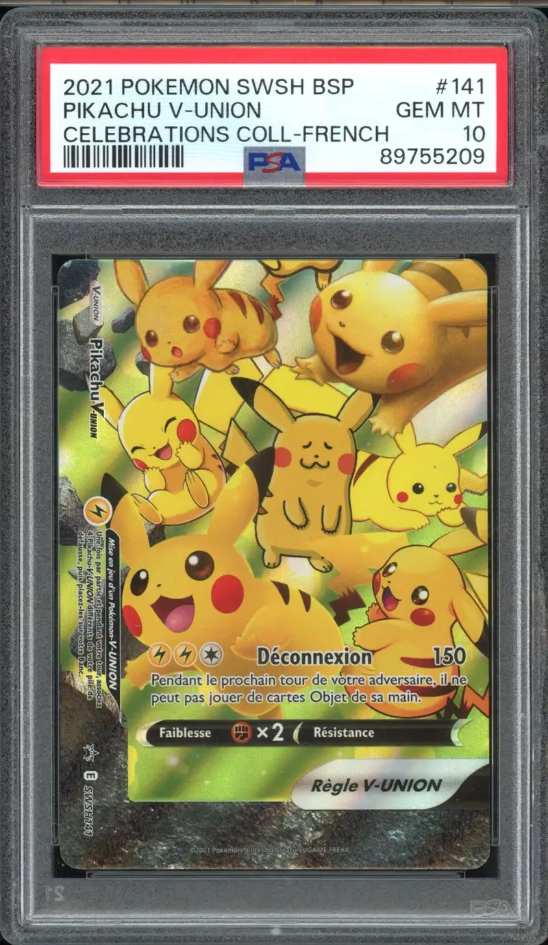 PSA 10 Pikachu V Union