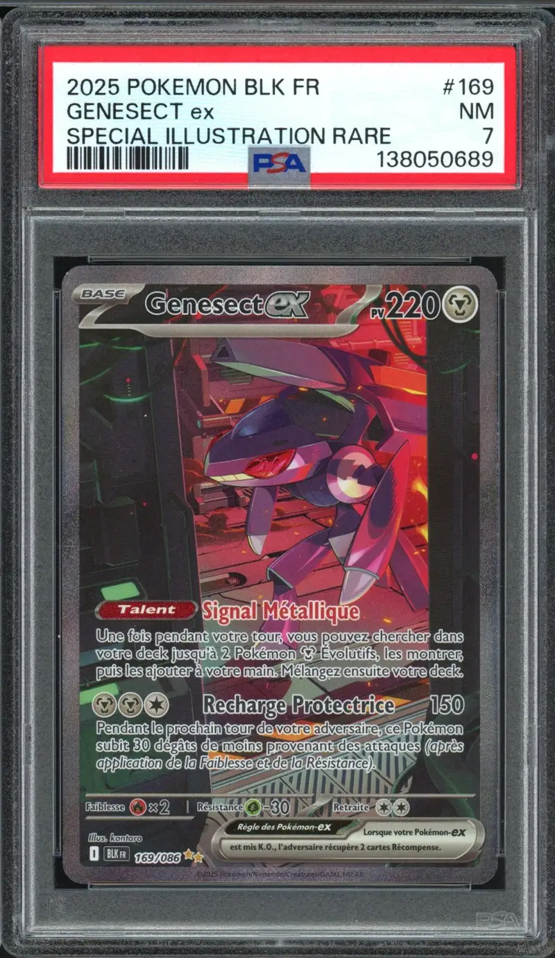 PSA 7 Genesect Ex