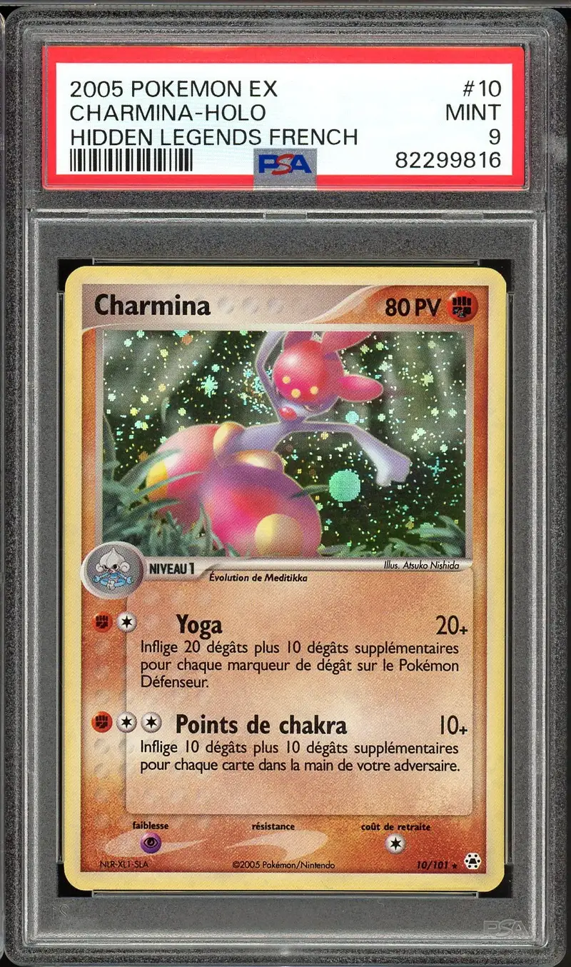 PSA 9 Charmina Holo
