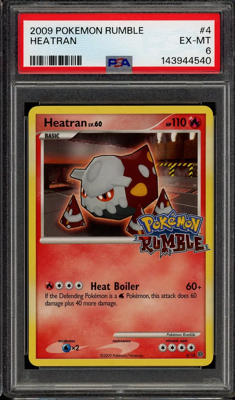 PSA 6 Heatran Rumble