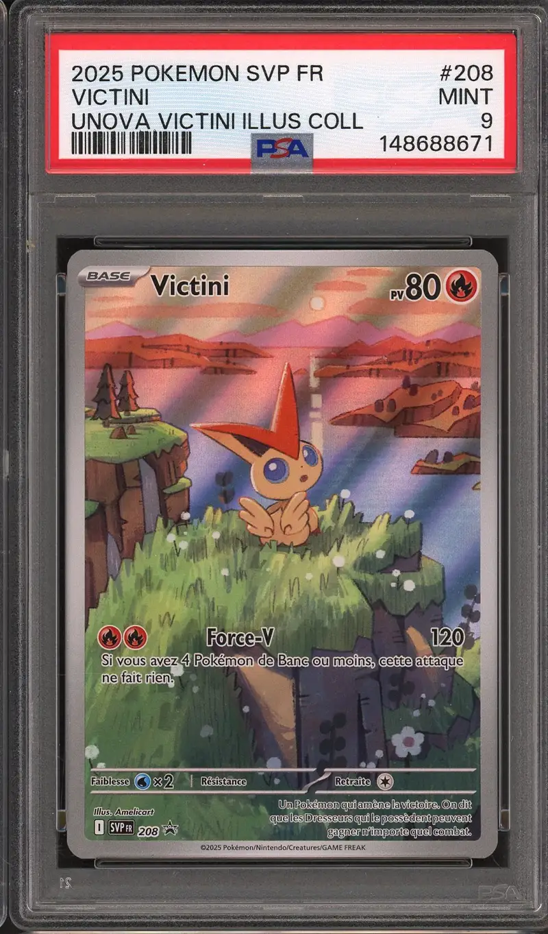 PSA 9 Victini