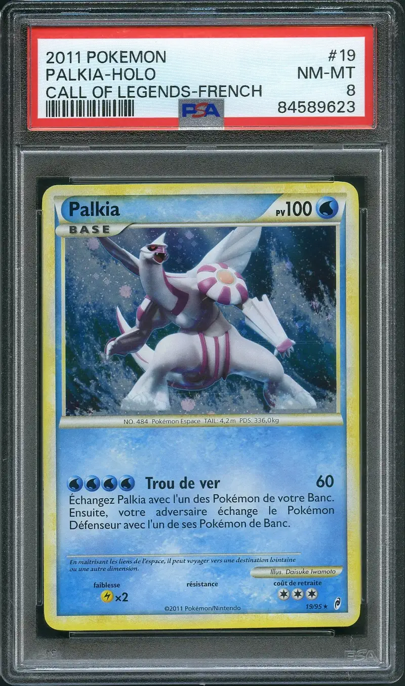 PSA 8 Palkia Holo